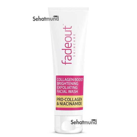 FadeOut Collagen Boost Whitening Exfoliating Facial Wash 100ml