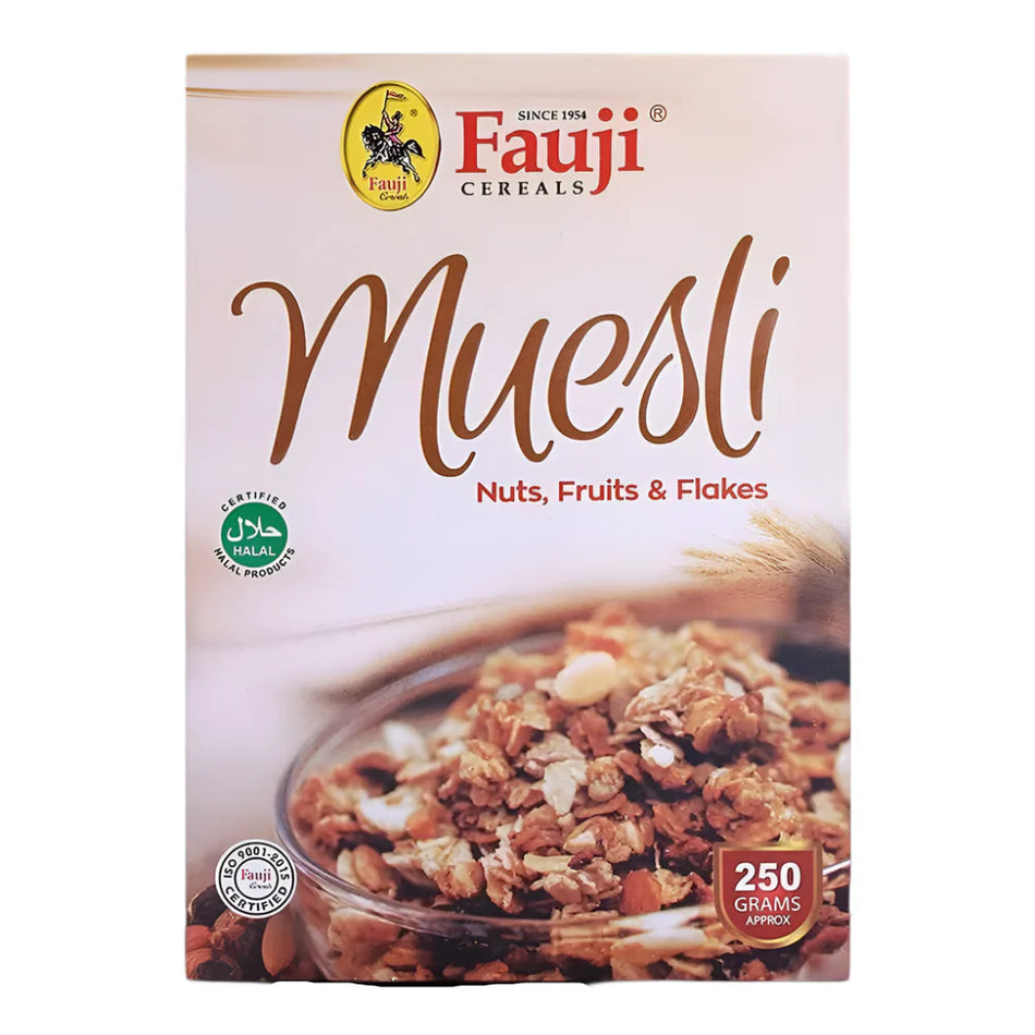 Fauji Cereal Muesli Nuts Fruits And Flakes 250g