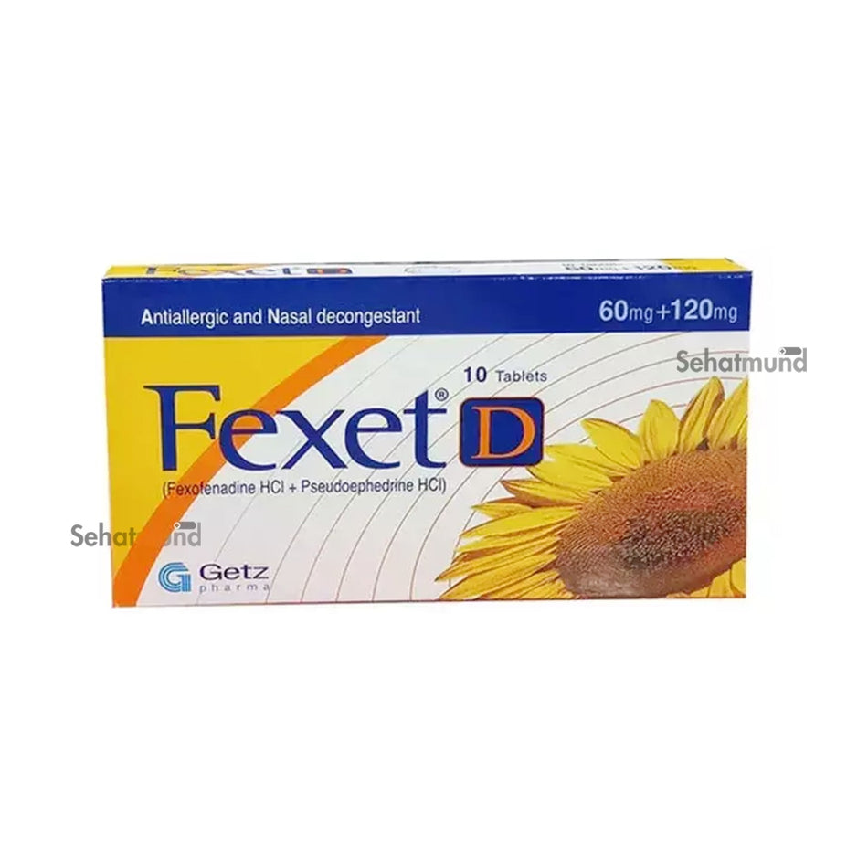 Fexet-D Tablets 60mg+120mg