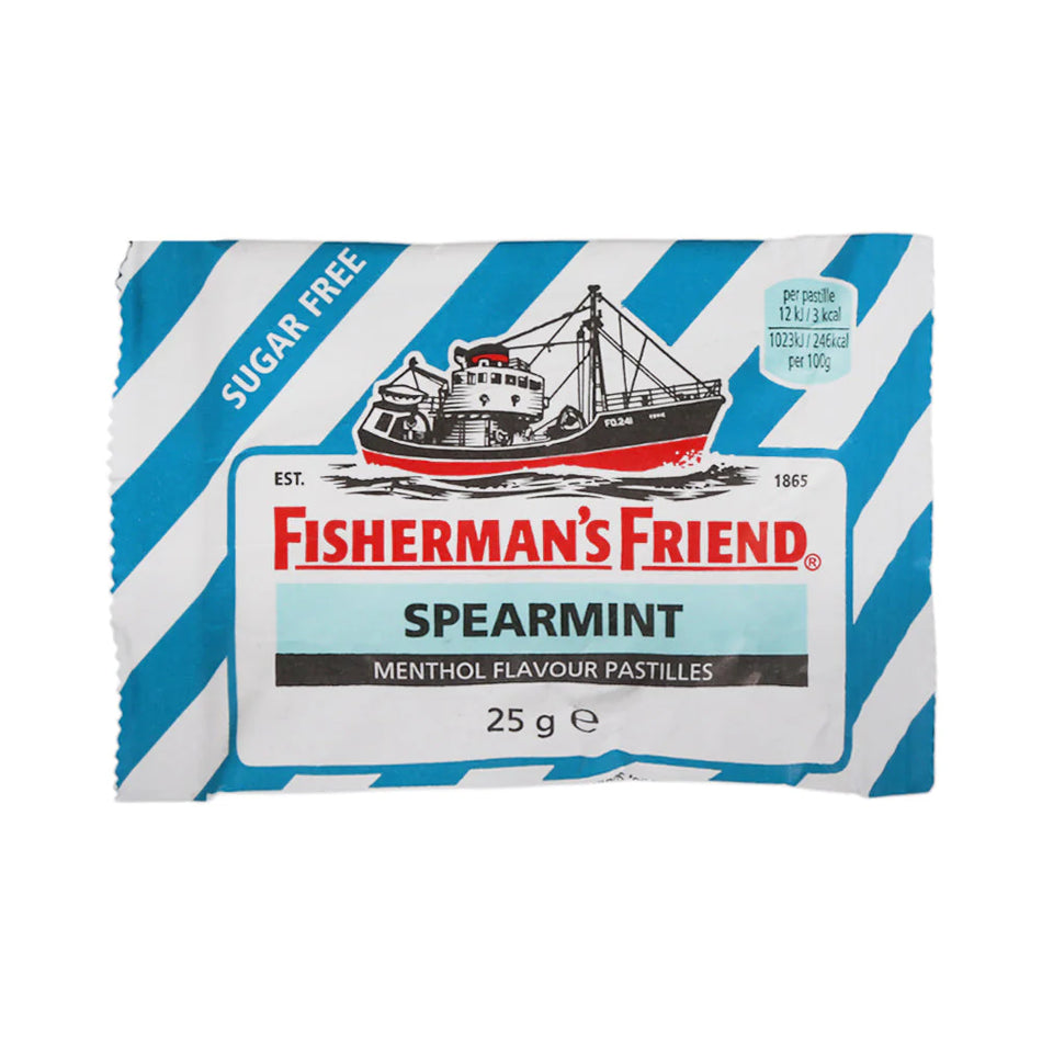 Fishermans Friend Candy Spearmint Sugar Free 25g