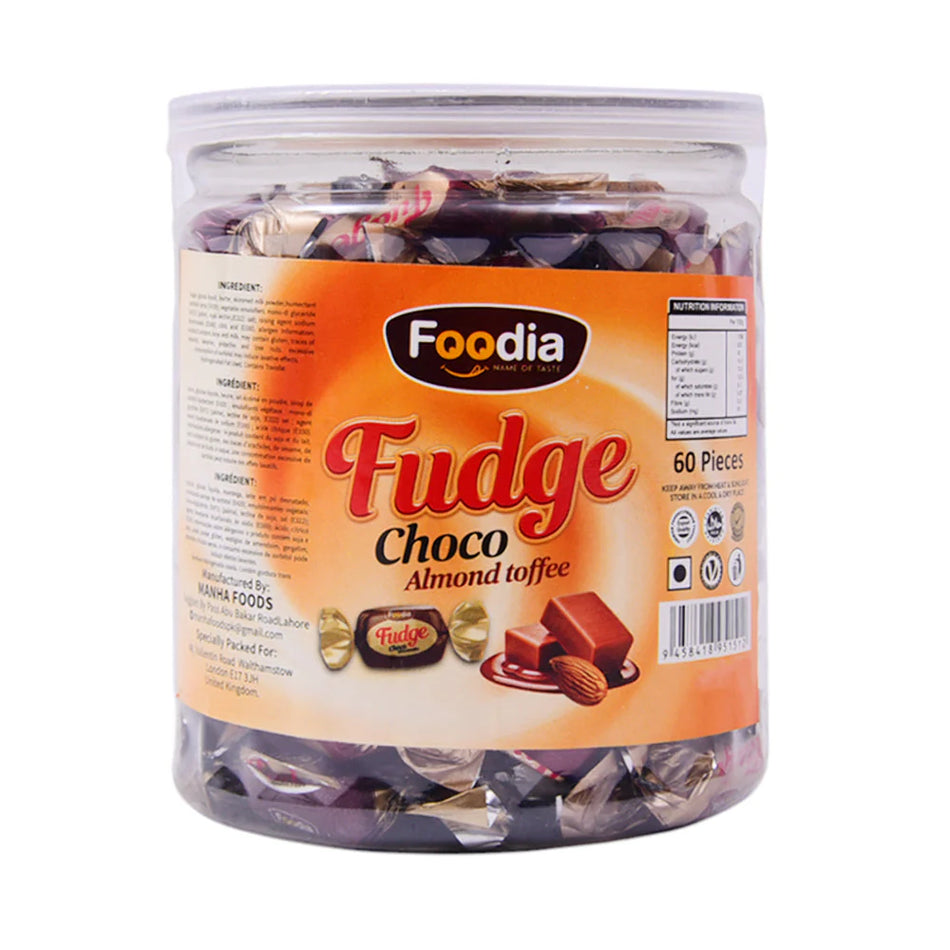 Foodia Fudge Choco Almond Toffee 400g
