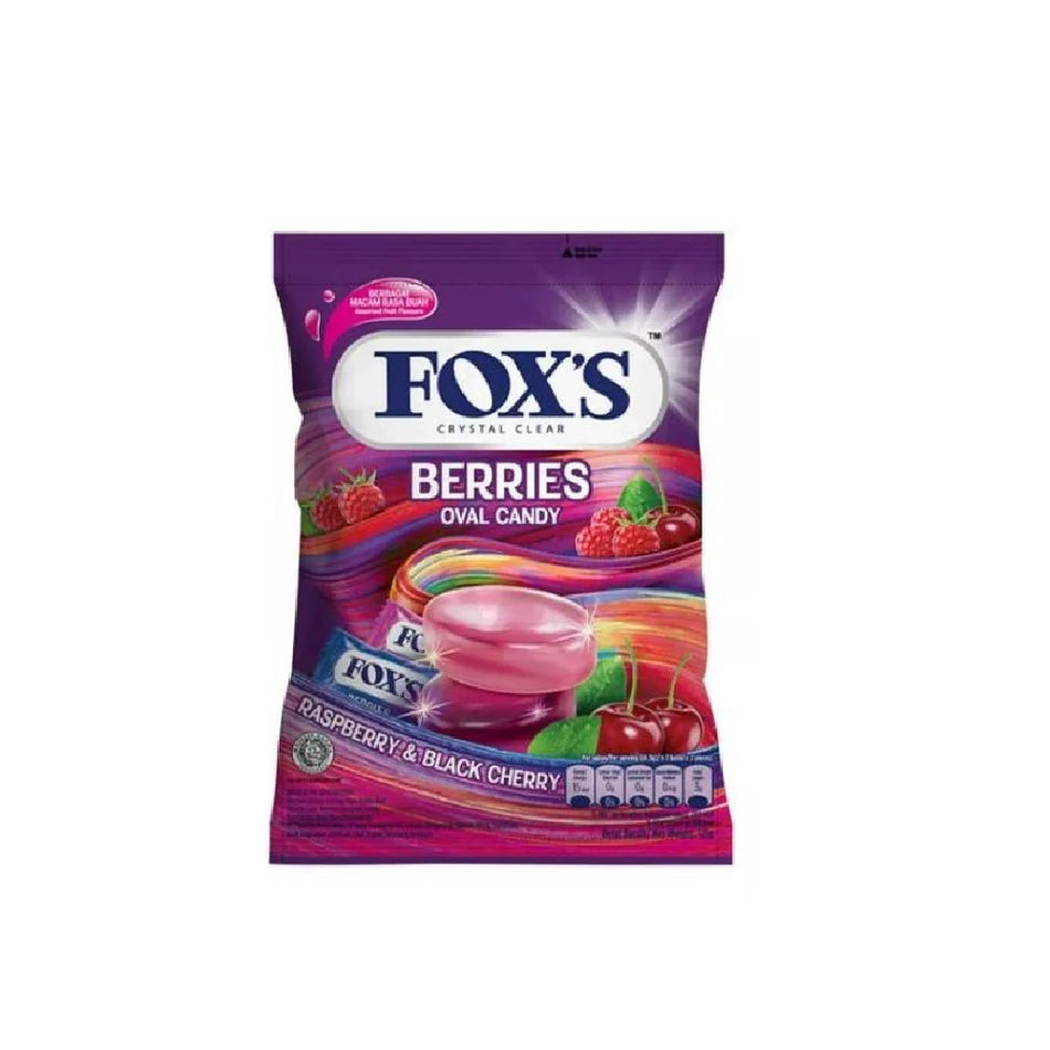 Foxs Oval Candy Berries Crystal Clear 125g