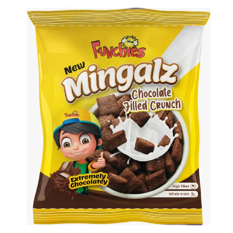 Funchies Mingalz Mingalz Chocolate Filled Crunch 125g