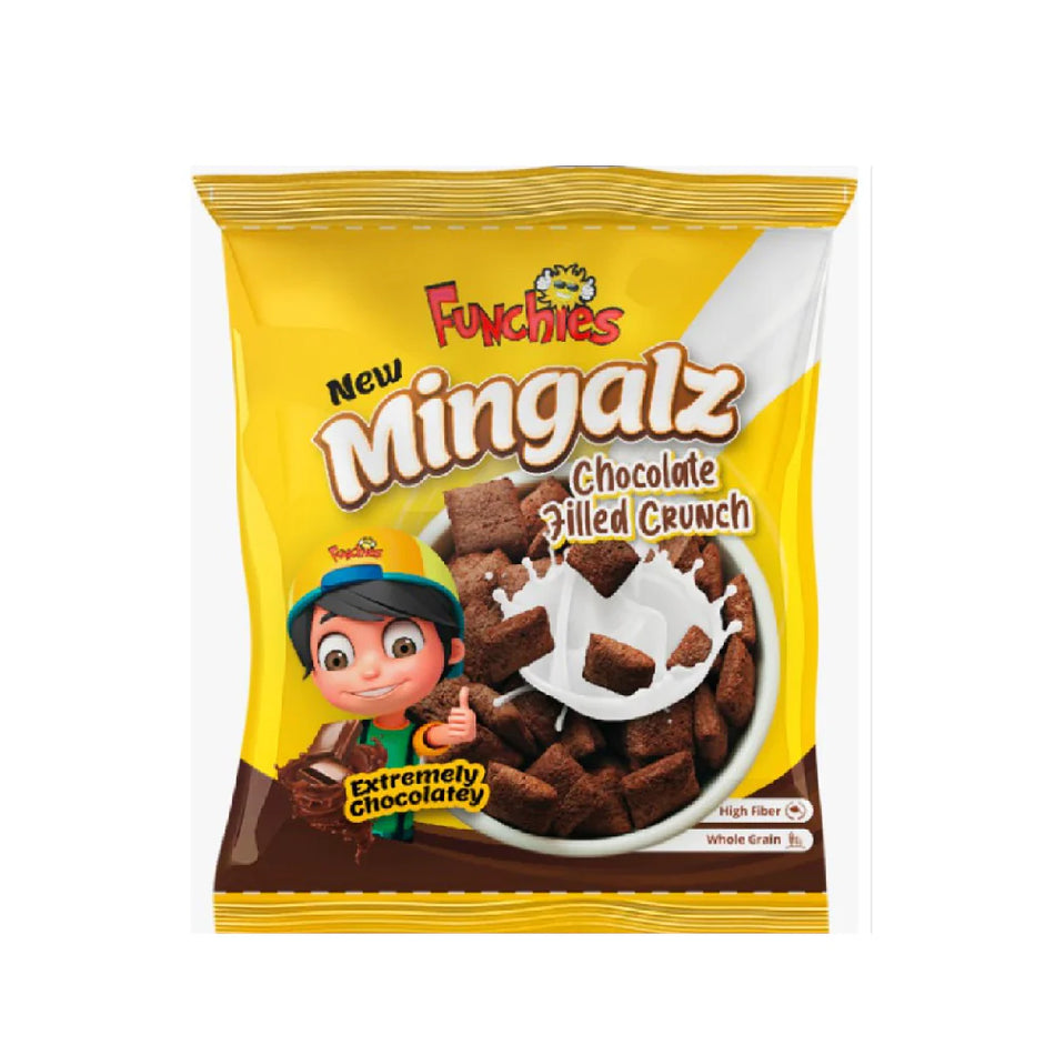 Funchies Mingalz Mingalz Chocolate Filled Crunch 20g