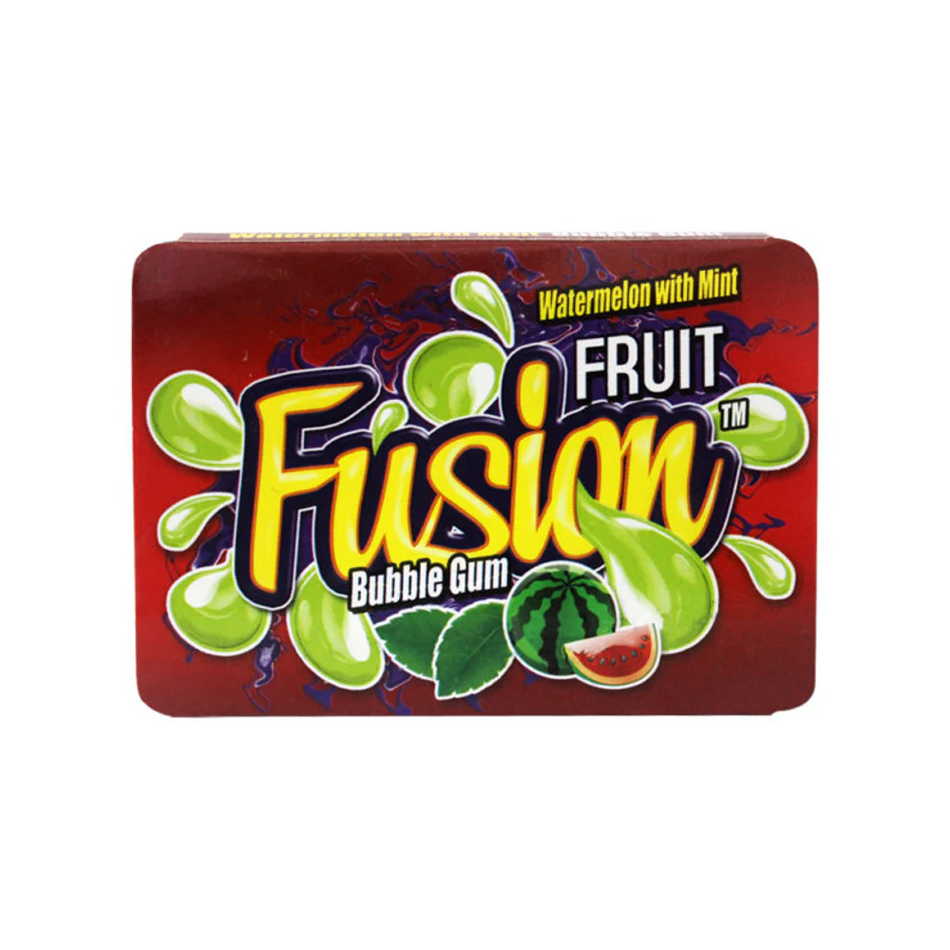 Fusion Bubble Gum Watermelon With Mint Strip 16g