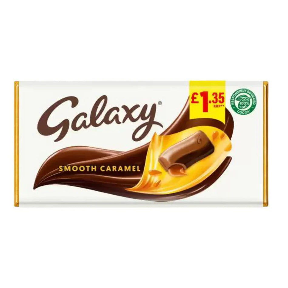 Galaxy Chocolate Smooth Caramel 135g