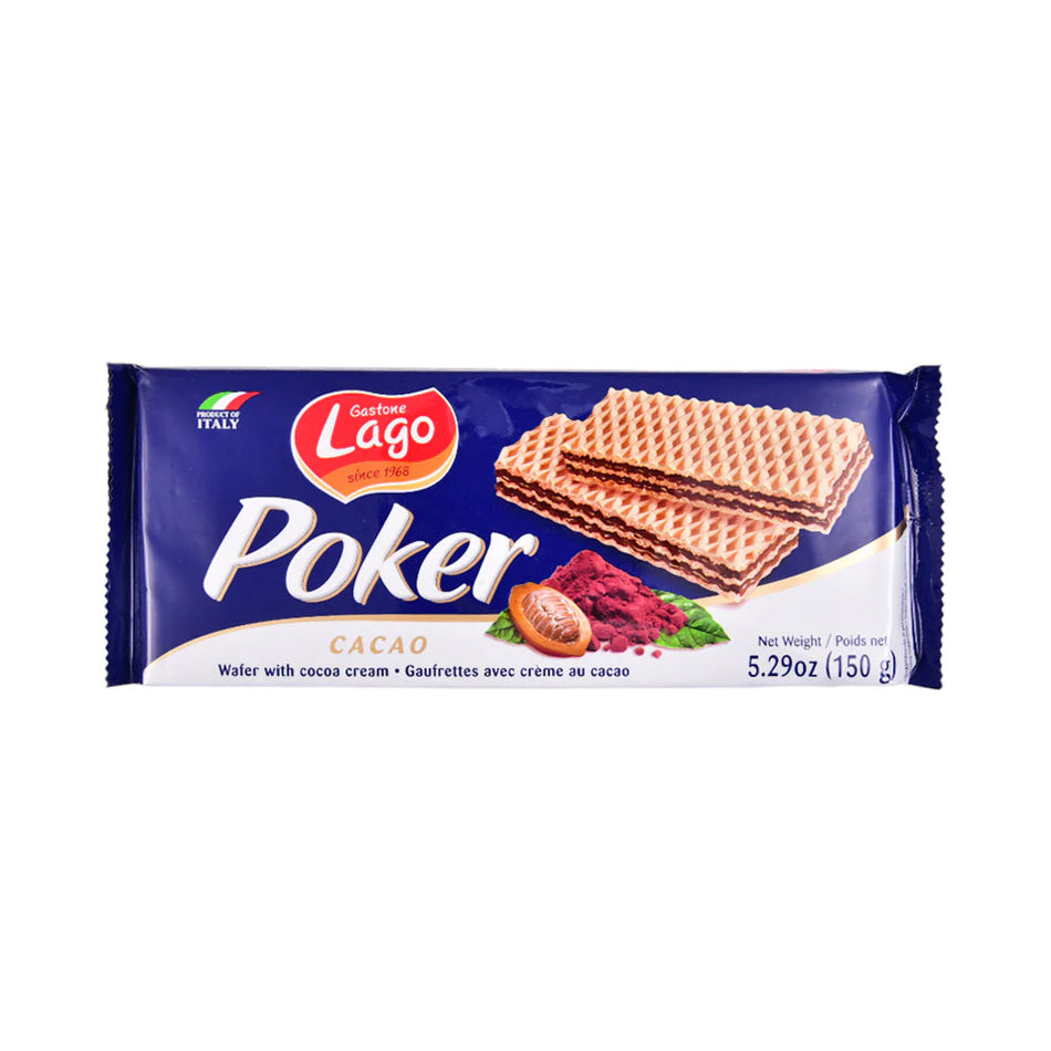 Gastone Lago Wafer Poker Cacao 150g