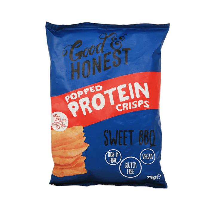 Good & Honest Popped Protein Sweet BBQ Chips 75g
