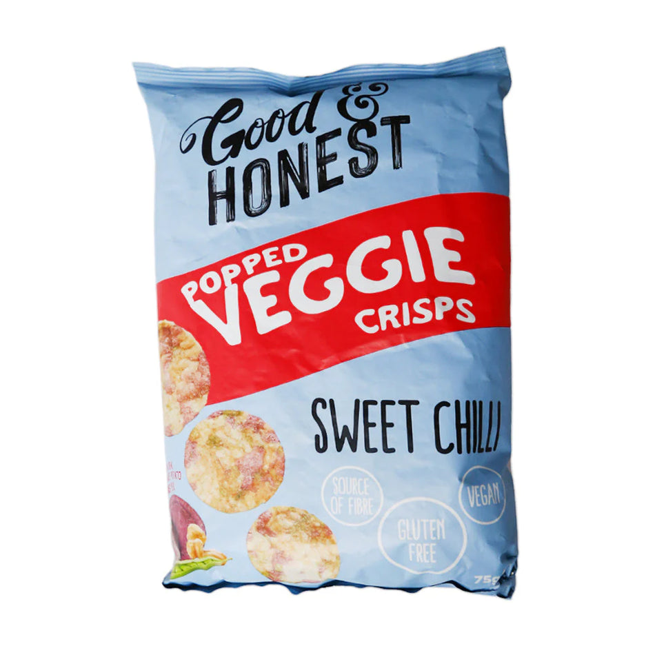 Good & Honest Popped Veggie Sweet Chilli Chips 75g