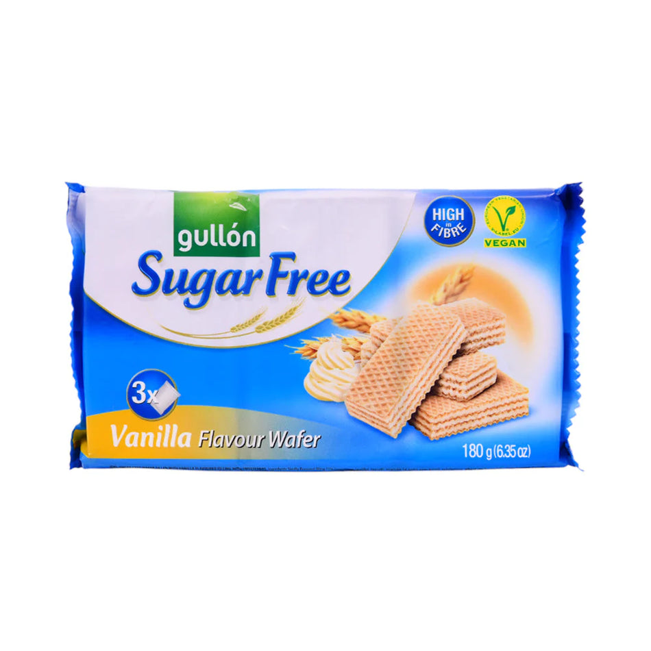 Gullon Wafer Vanilla Sugar Free 180g