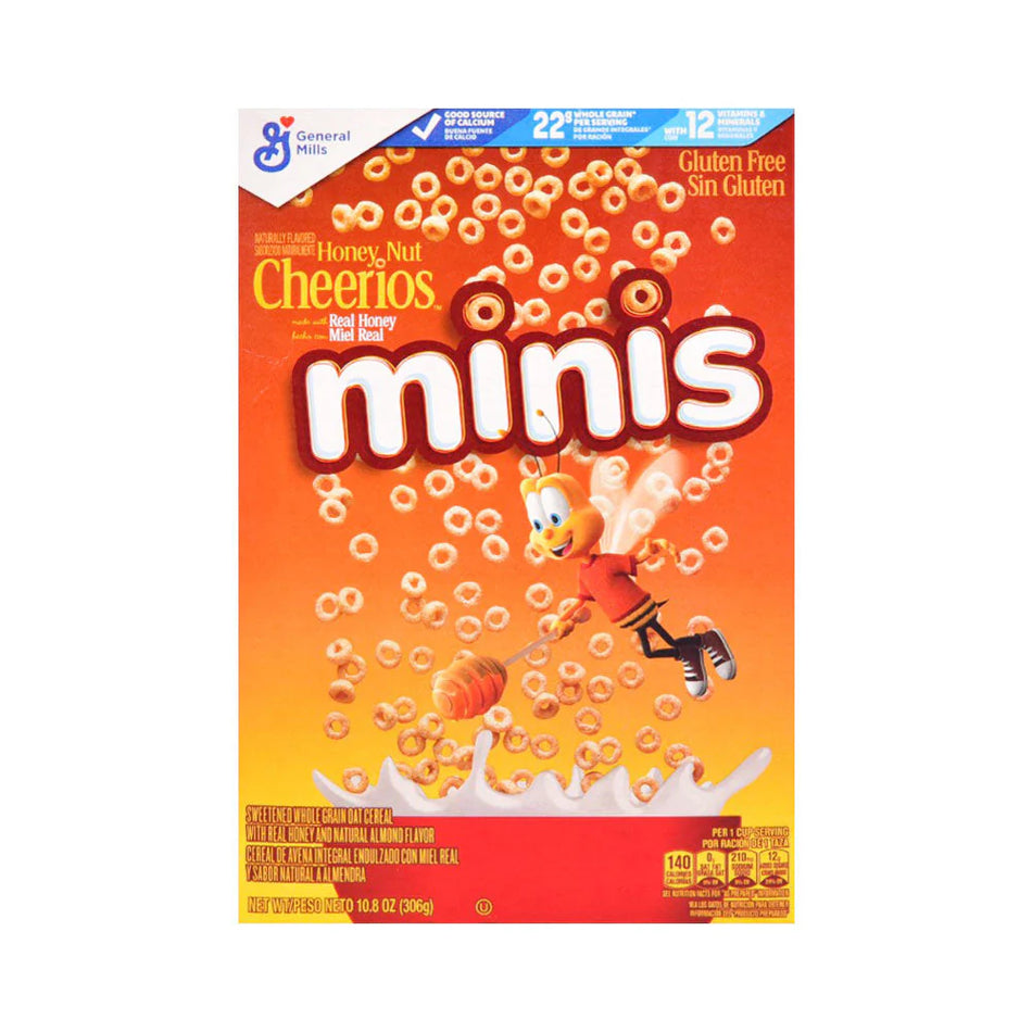 General Mills Cereal Honey Nut Cheerios Minis 306g