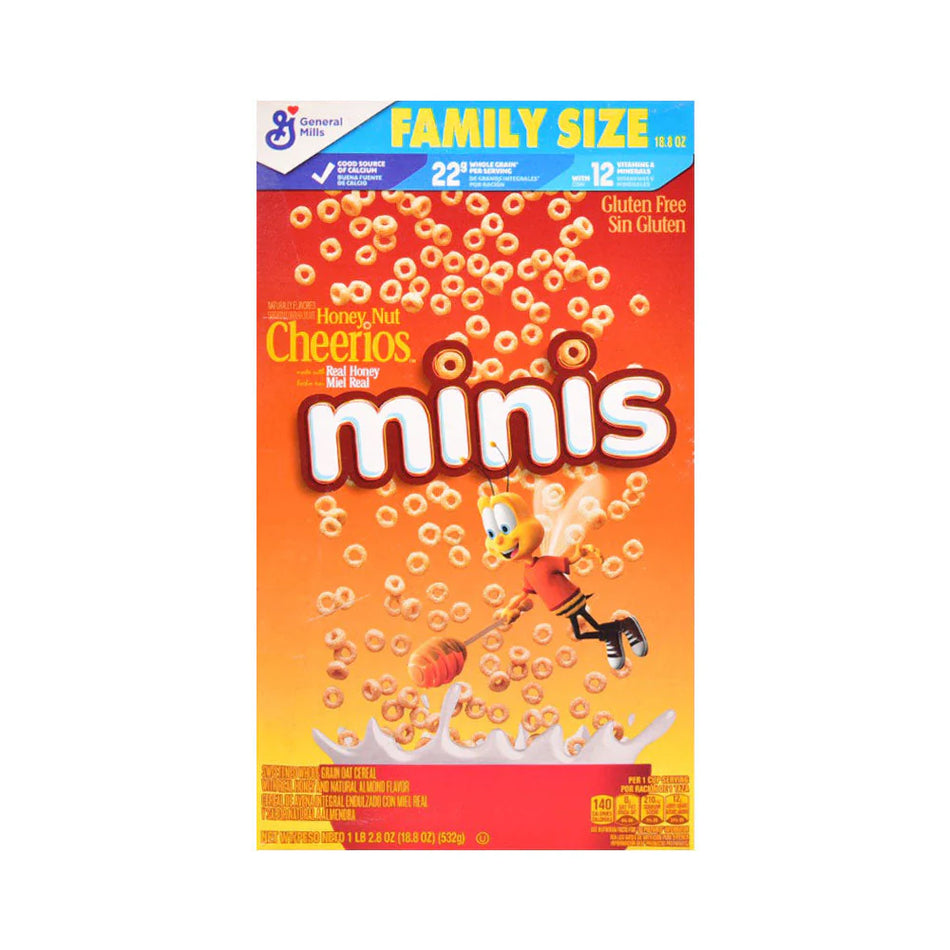 General Mills Cereal Honey Nut Cheerios Minis 532g