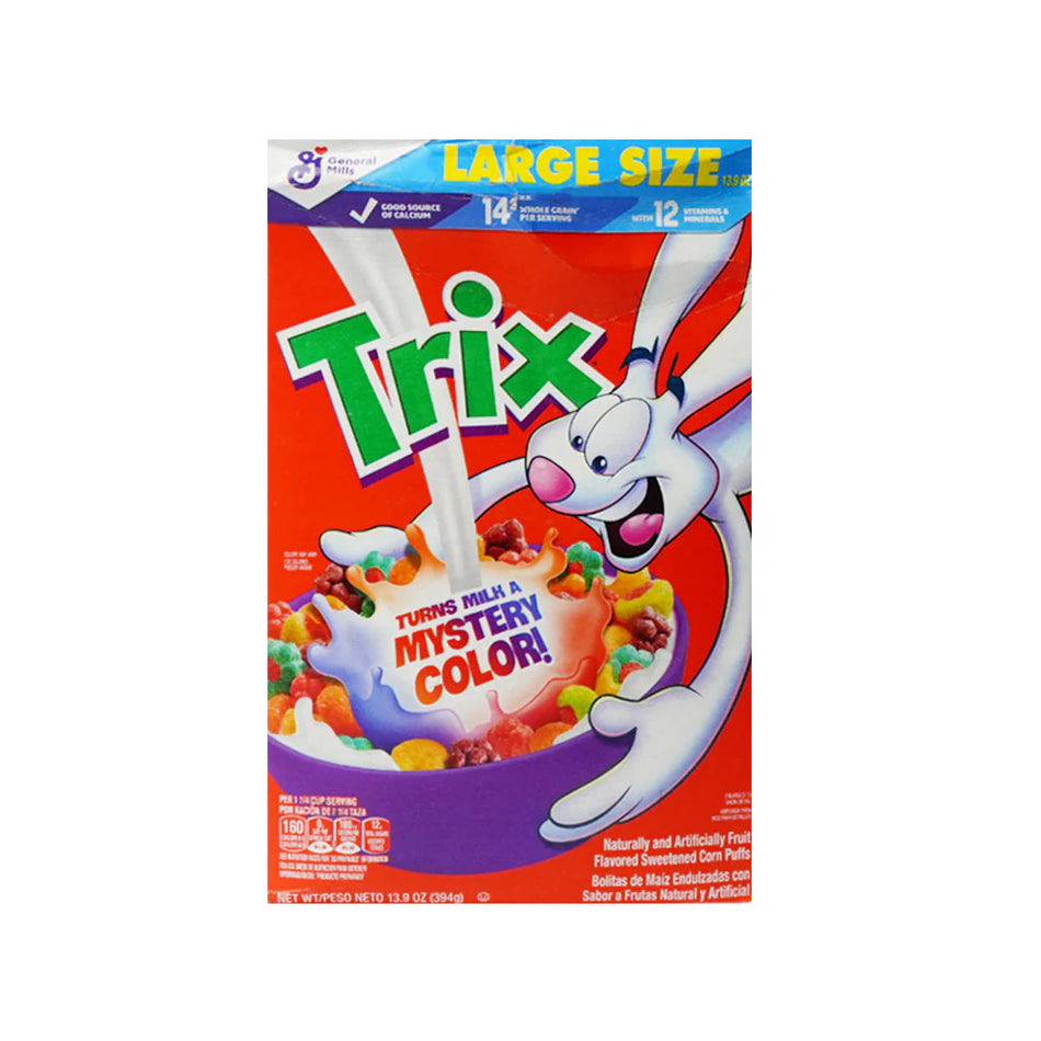 General Mills Cereal Trix 6 Fruity Shapes 394g