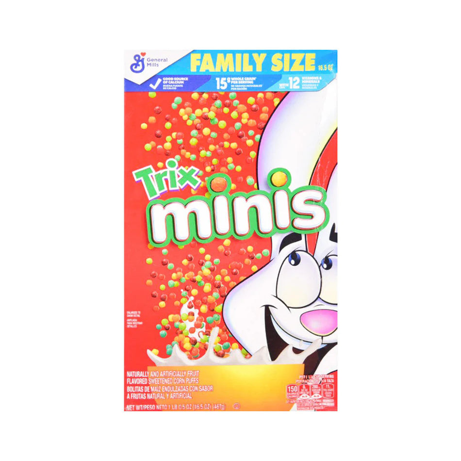 General Mills Trix Minis Cereals 467g