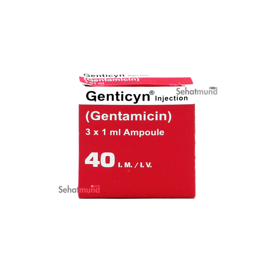 Genticyn Injection 3Ampx 40mg  1ml