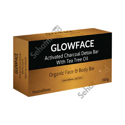 Glowface Activated Charcoal Detox Bar 107g