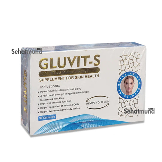 Gluvit-S Glutathione Capsules 500mg