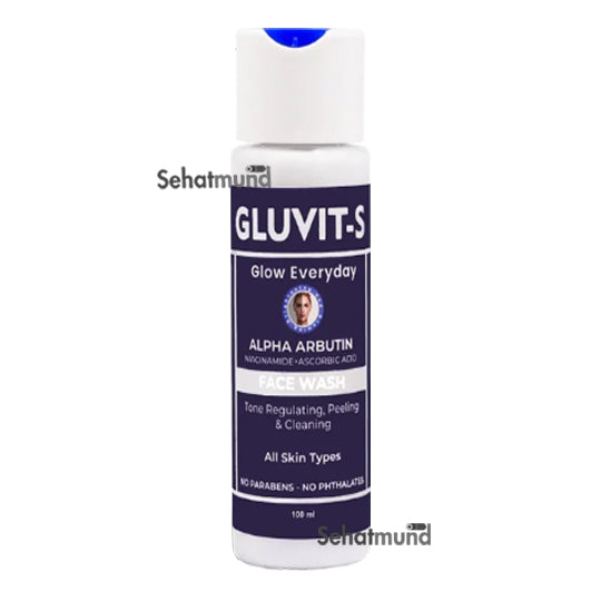 Gluvit S Skin Whitening Face Wash 100ml