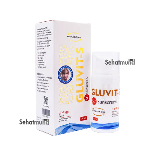 Gluvit S Sunscreen Spf60 30g