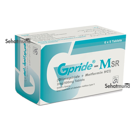 Gpride-MSR Tablets 2mg/500mg