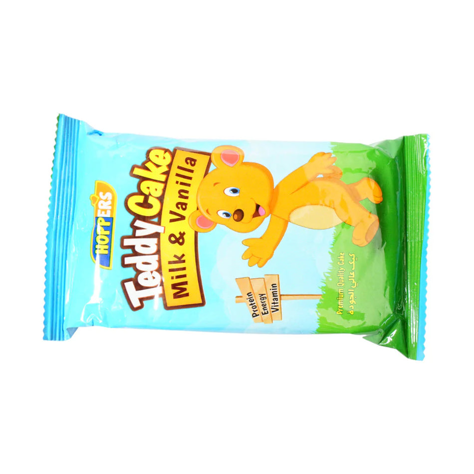 Hoppers Teddy Cake Milk & Vanilla 25g