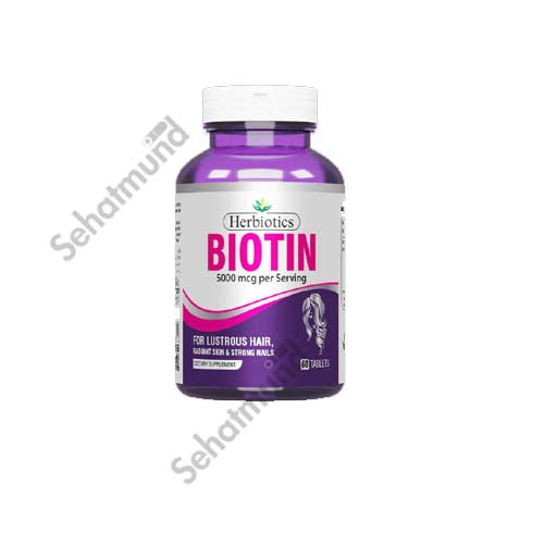 Herbiotics Biotin Tablets 5000mg