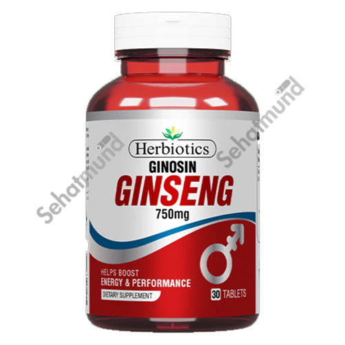 Herbiotics Ginosin Ginseng Tablets 750mg