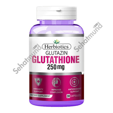 Herbiotics Glutathione Capsules 250mg – SehatMund Online Medicine