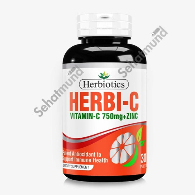 Herbiotics Herbi-C Vitamins-c Tablets 750mg