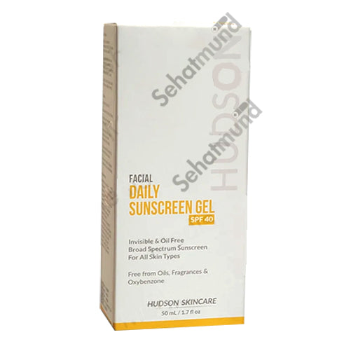 Hudson Facial Daily Sunscreen Gel SPF40 50ml