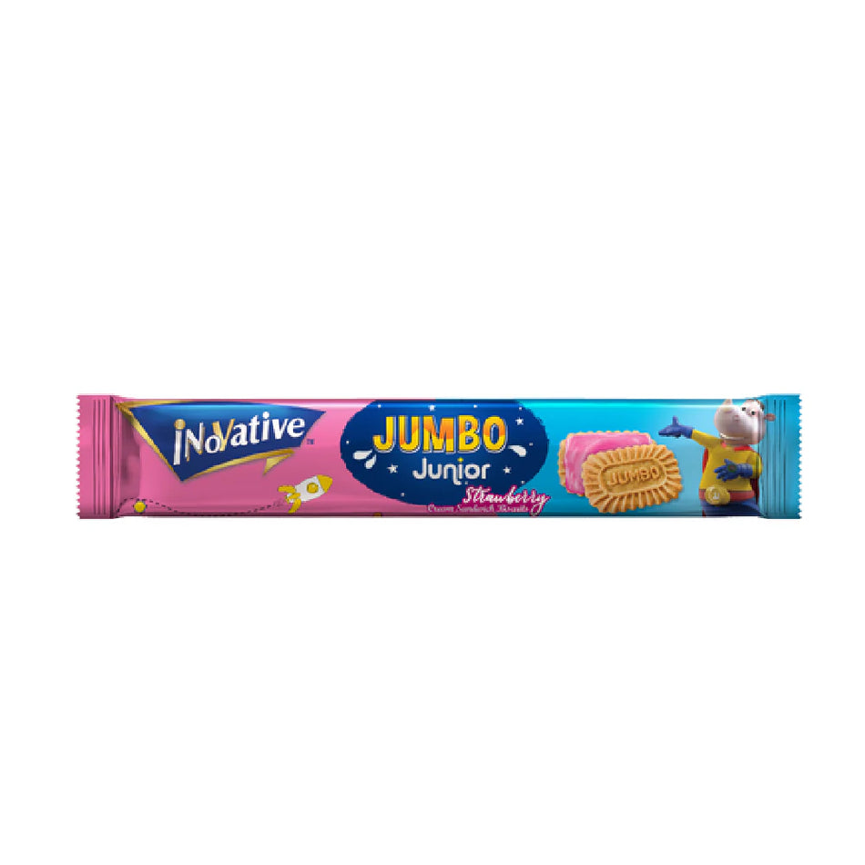 Innovative Jumbo Junior Strawberry Biscuits 18g