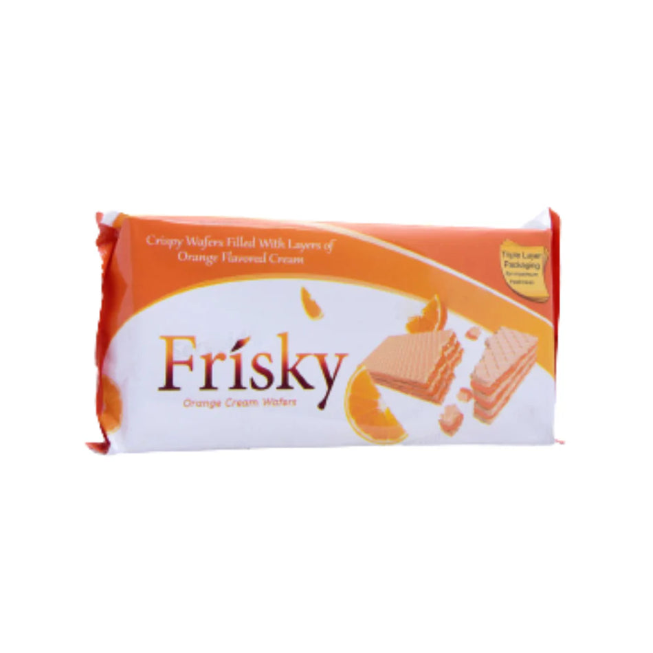 Innovative Frisky Orange Cream Wafers 75g