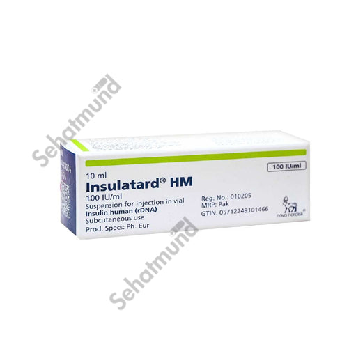 Insulatard HM 1 Vial Injection  100IU/ml