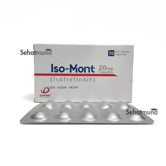 Iso Tablet Iso-Mont Capsules 20mg – SehatMund Online Medicine