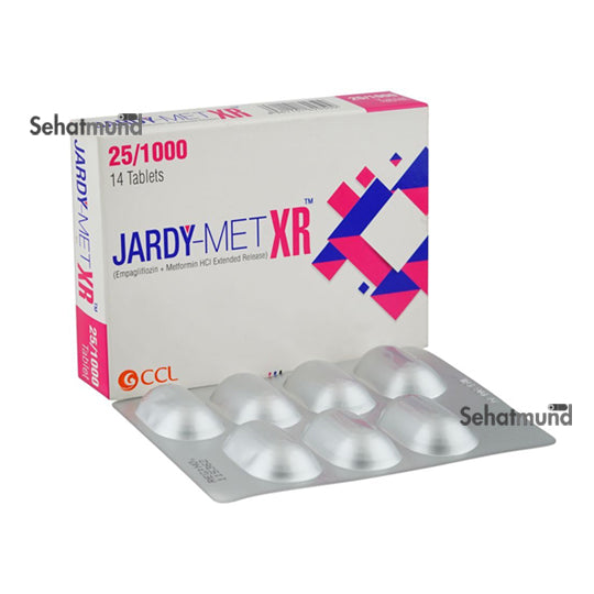 Jardy Met XR Tablets 25mg/1000mg