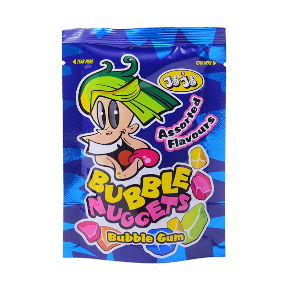 Jojo Assorted Bubble Gum Nuggets 50g