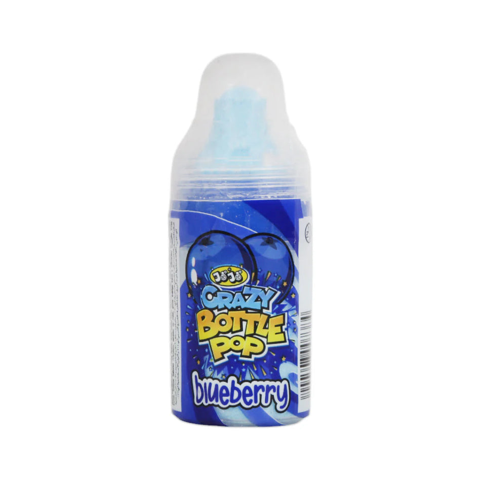 Jojo Crazy Bottle Blueberry Lollipop 24g