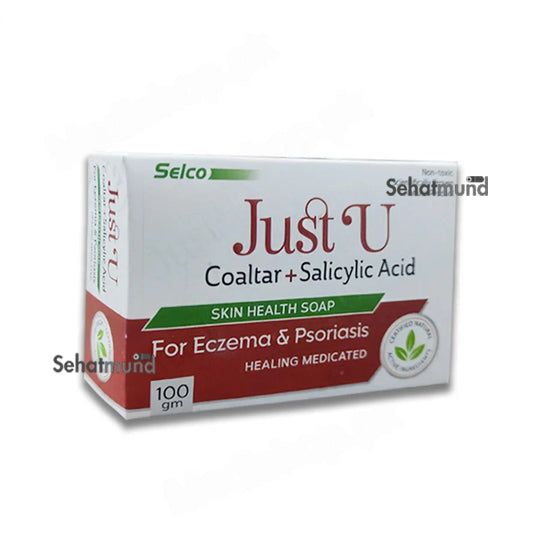 Just U coaltar + Salicylic Acid Soap 100g