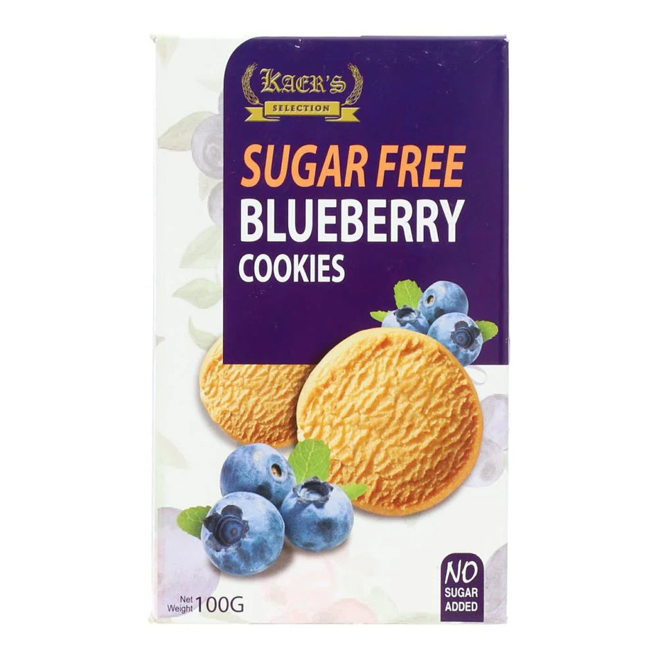 Kaers Selection Cookies Blueberry Sugar Free 100g