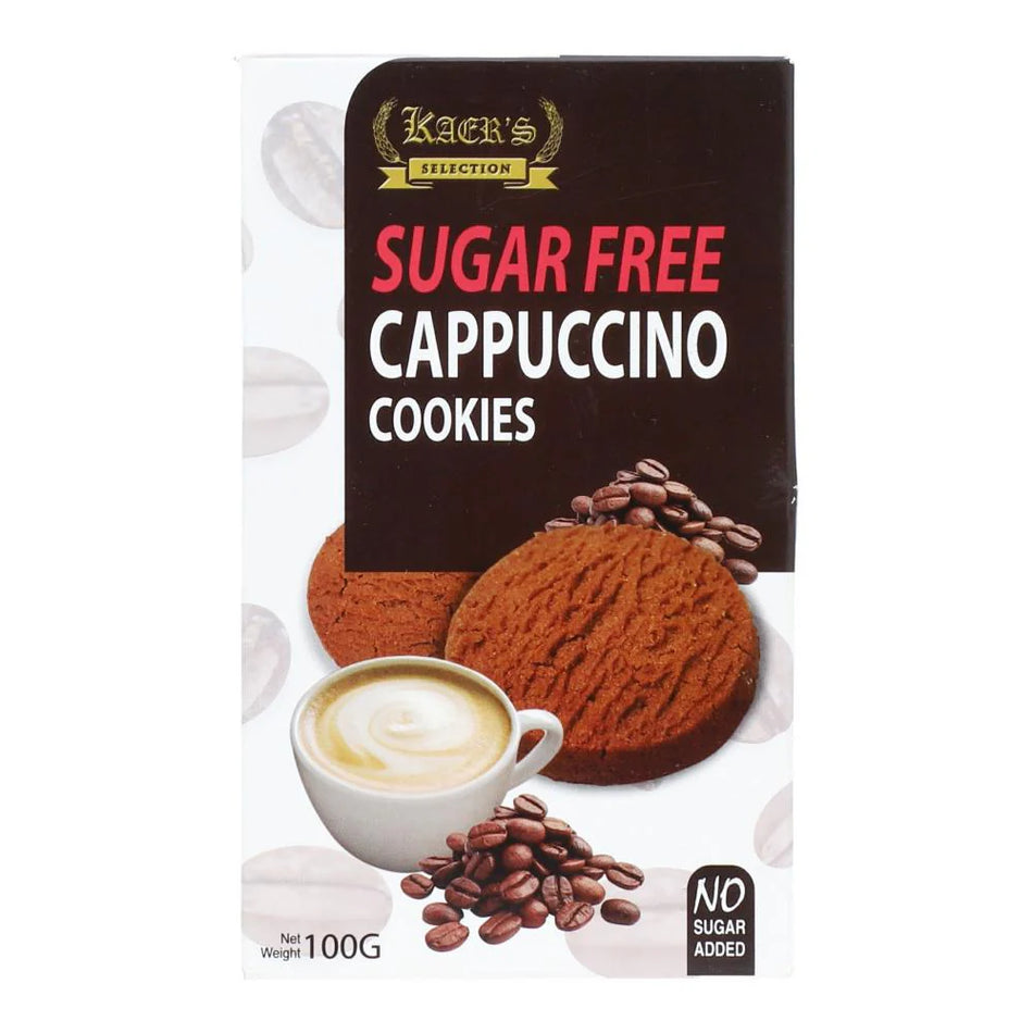 Kaers Selection Cookies Cappuccino Sugar Free 100g