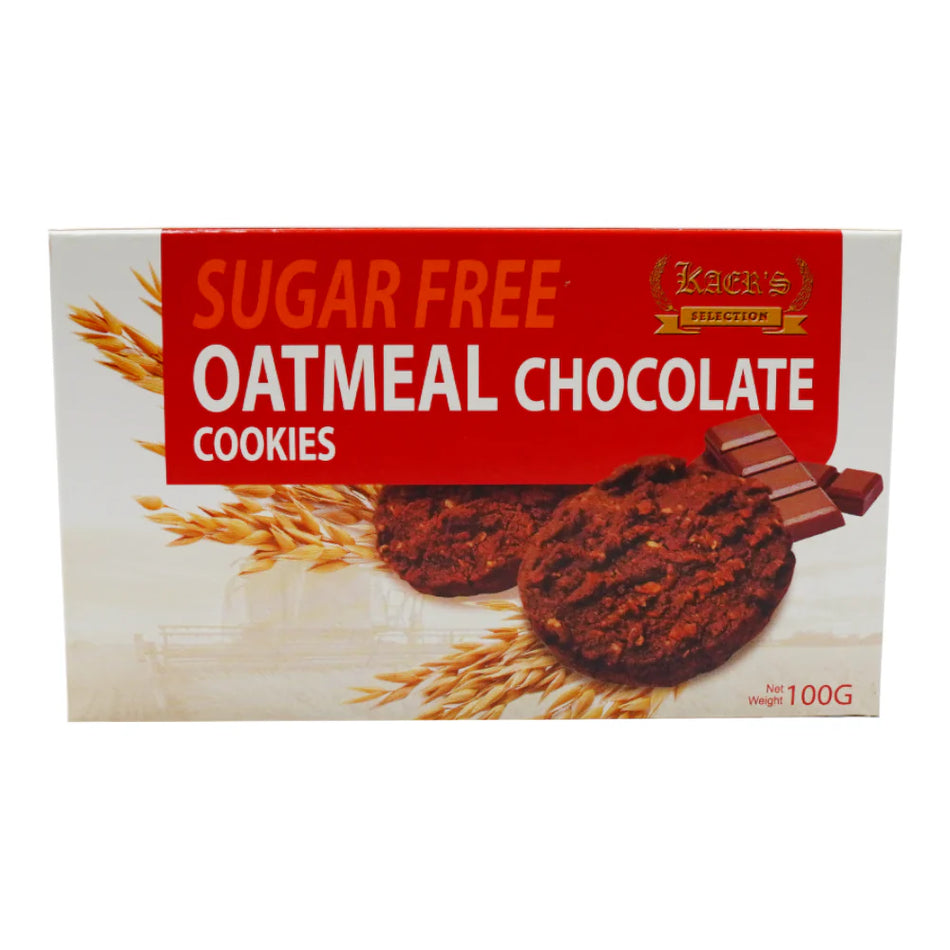 Kaers Selection Cookies Oatmeal Chocolate Sugar Free 100g