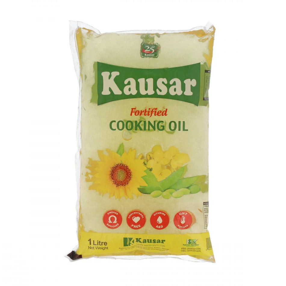 Kausar Cooking Oil Pouch 1 liter