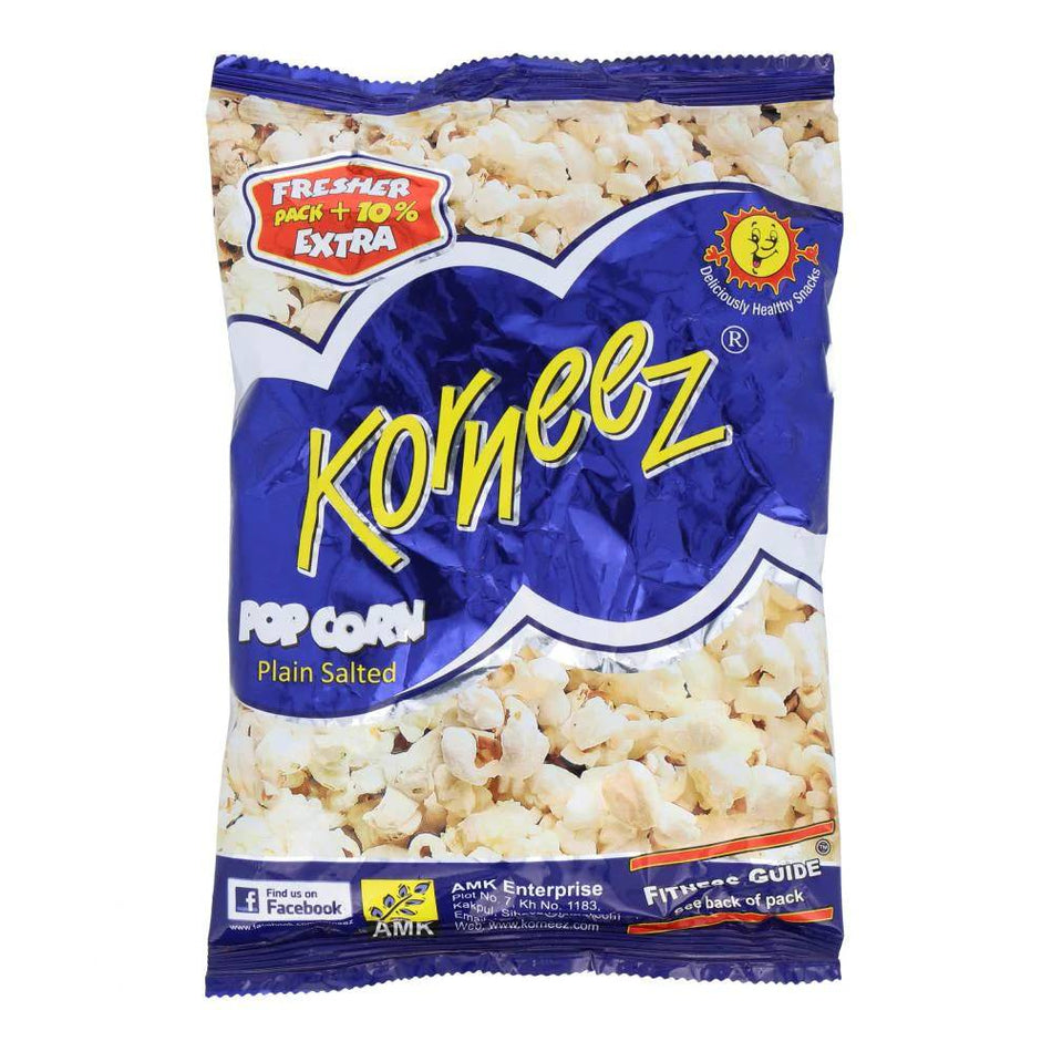 Korneez Plain Salted Pop Corn 40g
