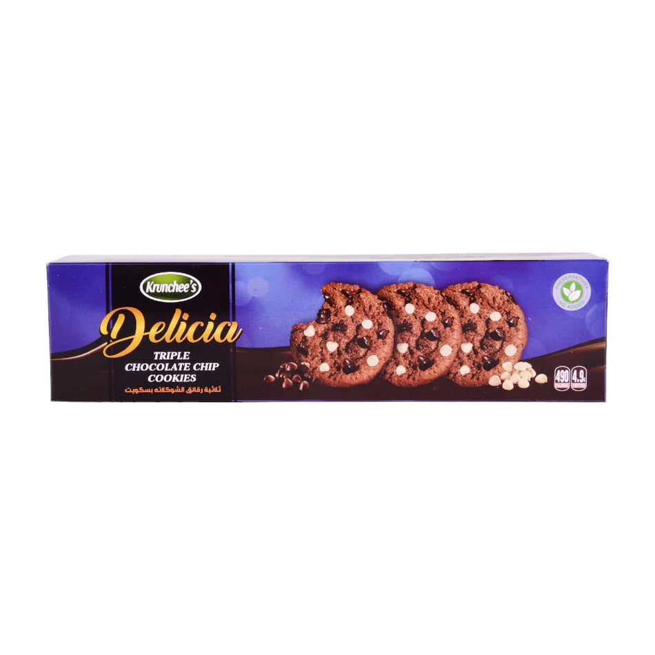 Krunchies Delicia Triple Chocolate Chip 100g