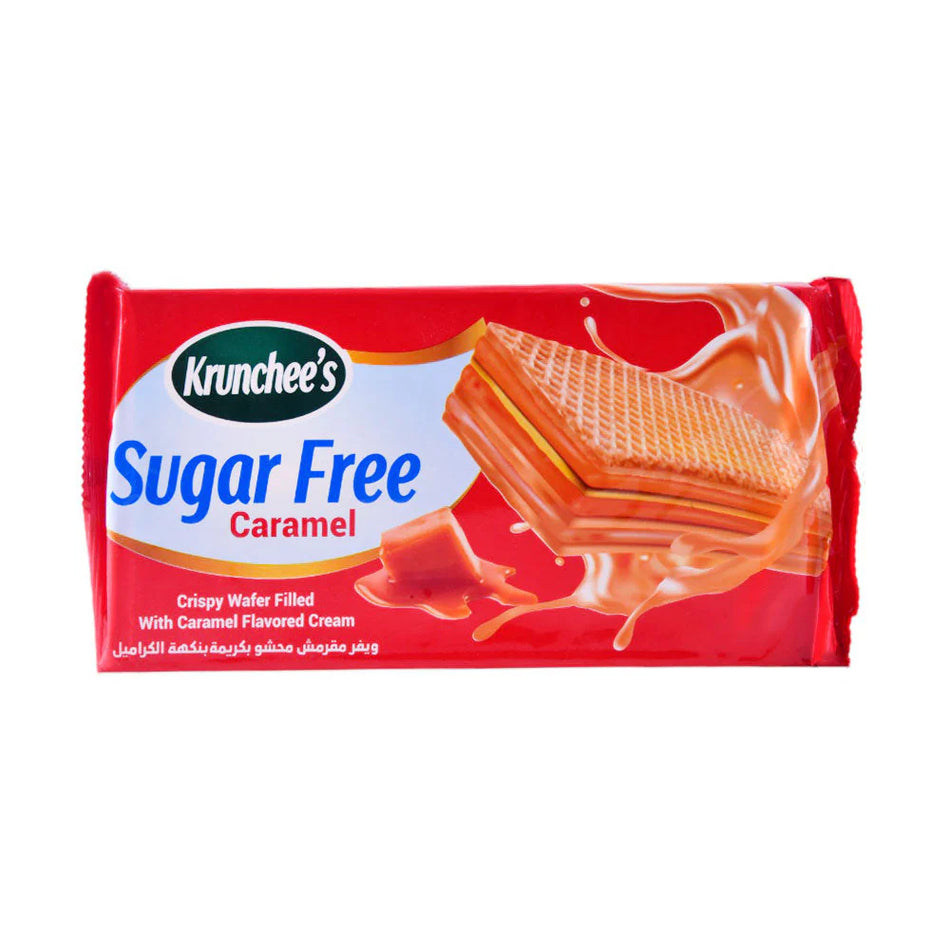 Krunchies Sugar Free Wafer Caramel 100g