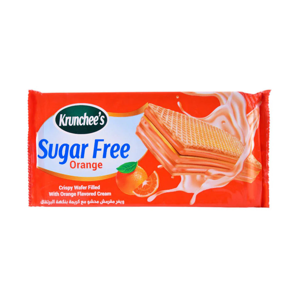 Krunchies Sugar Free Wafer Orange 100g