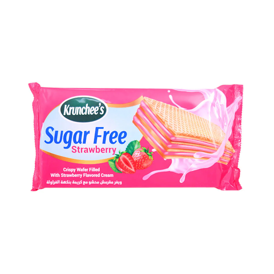Krunchies Sugar Free Wafer Strawberry 100g
