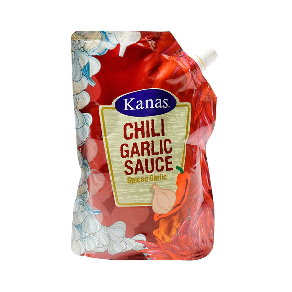 Kanas Chilli Garlic Sauce Spiced Pouch 400g