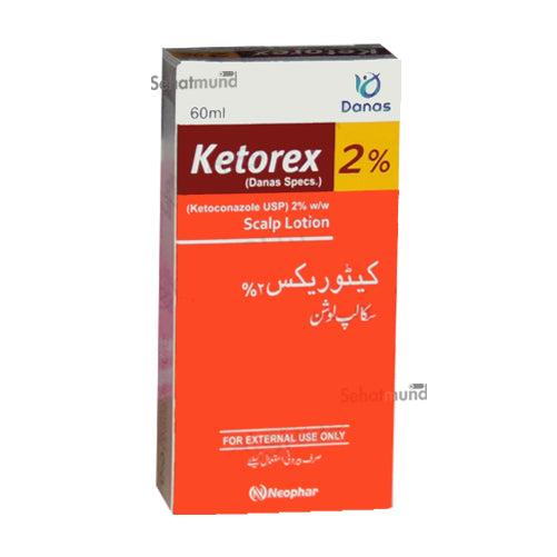 Ketorex 2% Scalp Lotion 60ml