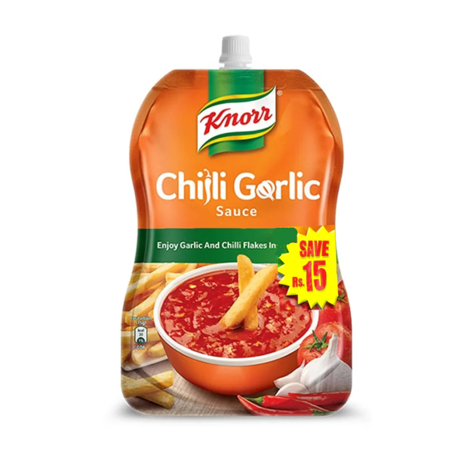 Knorr Chilli Garlic Sauce Pouch Promo Pack 400g